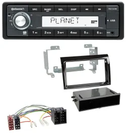 Continental USB MP3 AUX 1DIN Autoradio für Fiat Ducato Citroen Jumper 06-11 pian