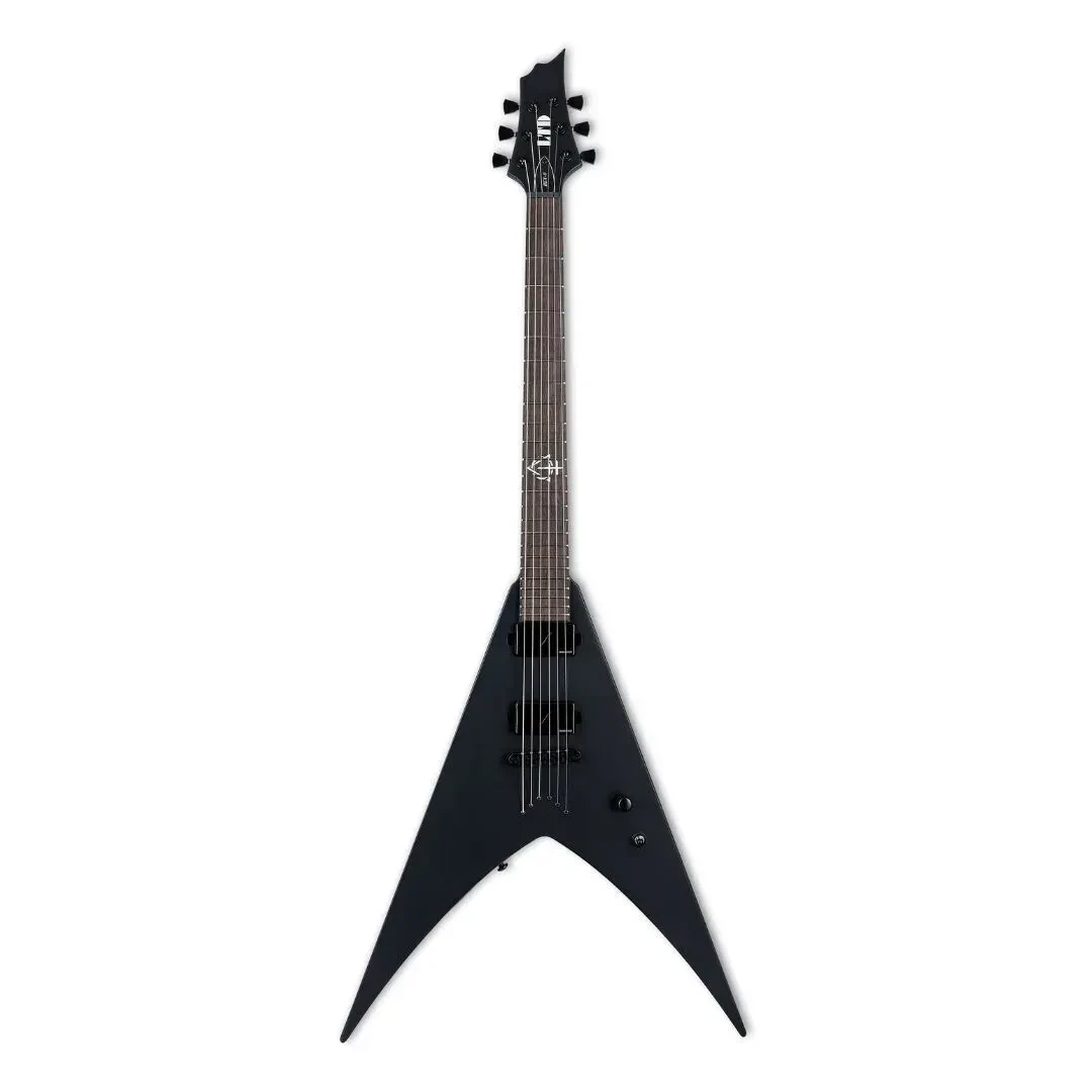 Б/У Электрогитара ESP LTD HEX 6 Nergal Signature 6-струнная, праворукая, черный сатин