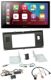 Pioneer USB Lenkrad DAB 2DIN Bluetooth Autoradio für Land Rover Evoque Blindstop