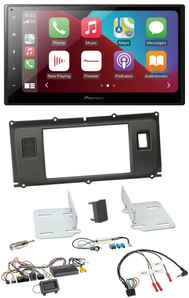 Pioneer USB Lenkrad DAB 2DIN Bluetooth Autoradio für Land Rover Evoque Blindstop
