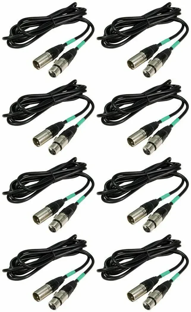 DMX-кабель Chauvet DJ DMX3P5FT Black 1.5 м (8 штук)