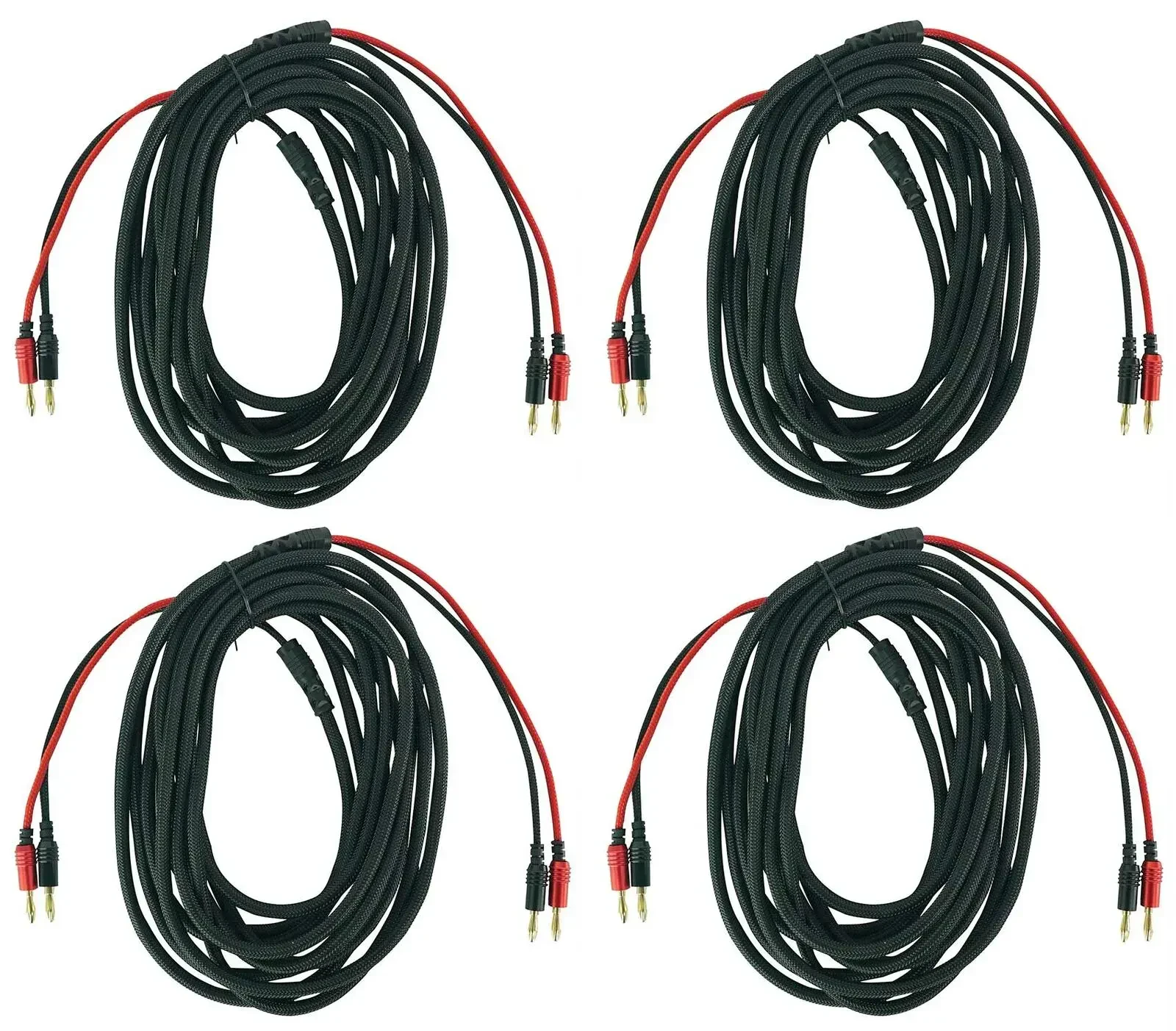 Коммутационный кабель Rockville BN30 Black 9 м (4 штуки)