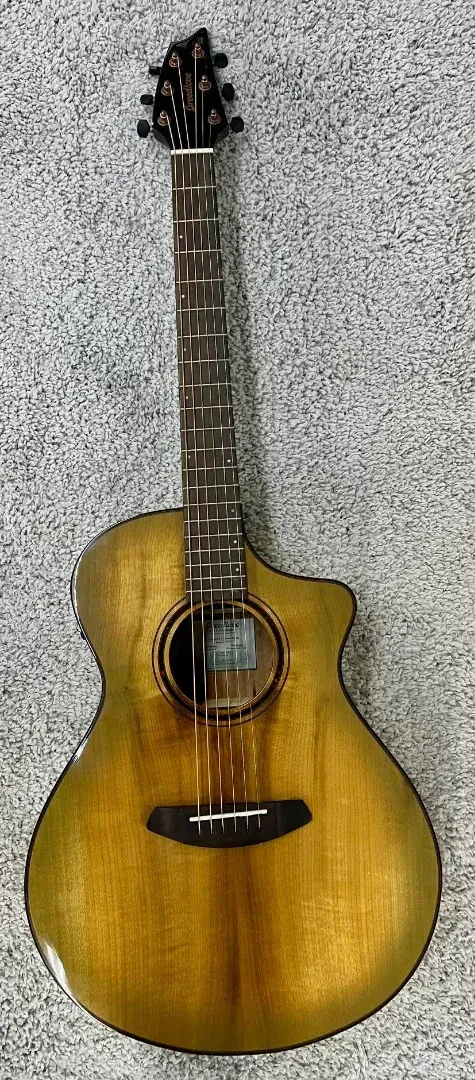 Breedlove Pursuit Exotic S Concert Sweetgrass CE Myrtlewood Acoustic-Elec Guitar
