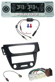 Dietz DAB USB MP3 Bluetooth Autoradio für Renault Megane 3 09-14 schwarz