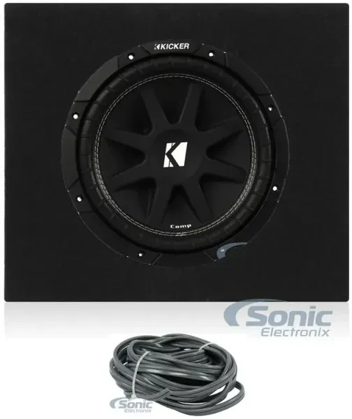 Kicker 43C104 Comp Series 10" Single 4 Ohm Car Subwoofer