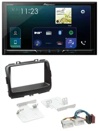 Автомагнитола Pioneer 2DIN Bluetooth USB DAB для Kia Carens 4 (RP) с 2013