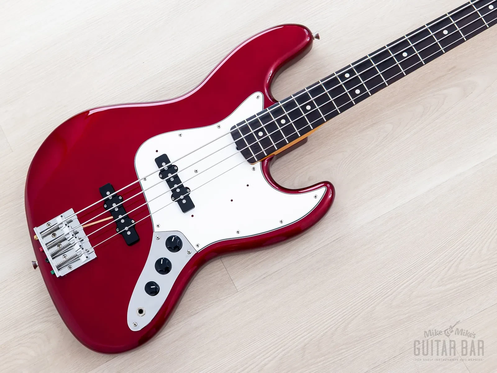 2002 Fender Jazz Bass ‘62 Vintage Reissue JB62-58/MH w/ Badass, Japan CIJ