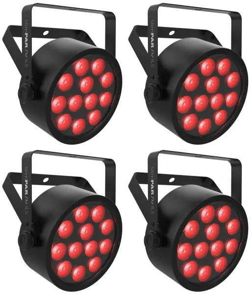 Светодиодный прибор Chauvet DJ SlimPAR T12 ILS RGB LED D-Fi USB (4 штуки)