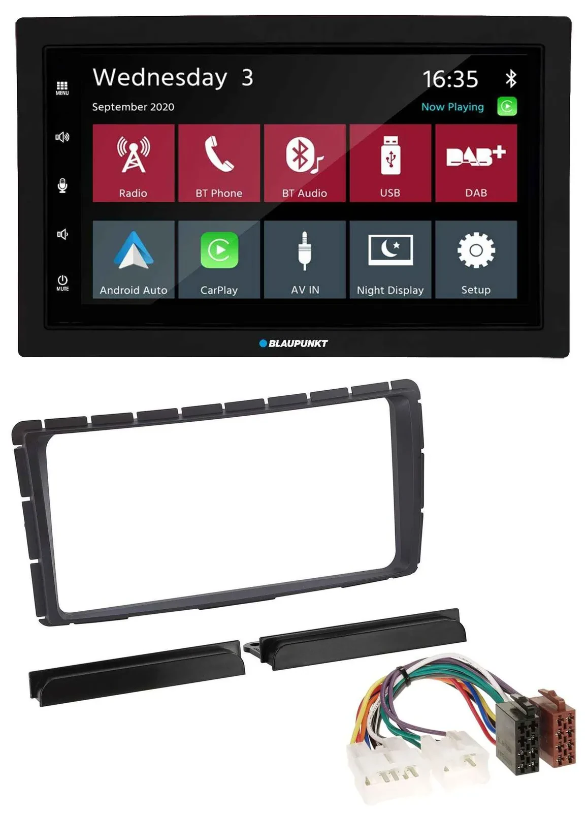 Автомагнитола для Toyota Hilux (с 2011) Blaupunkt 2DIN, DAB, Bluetooth, USB, MP3
