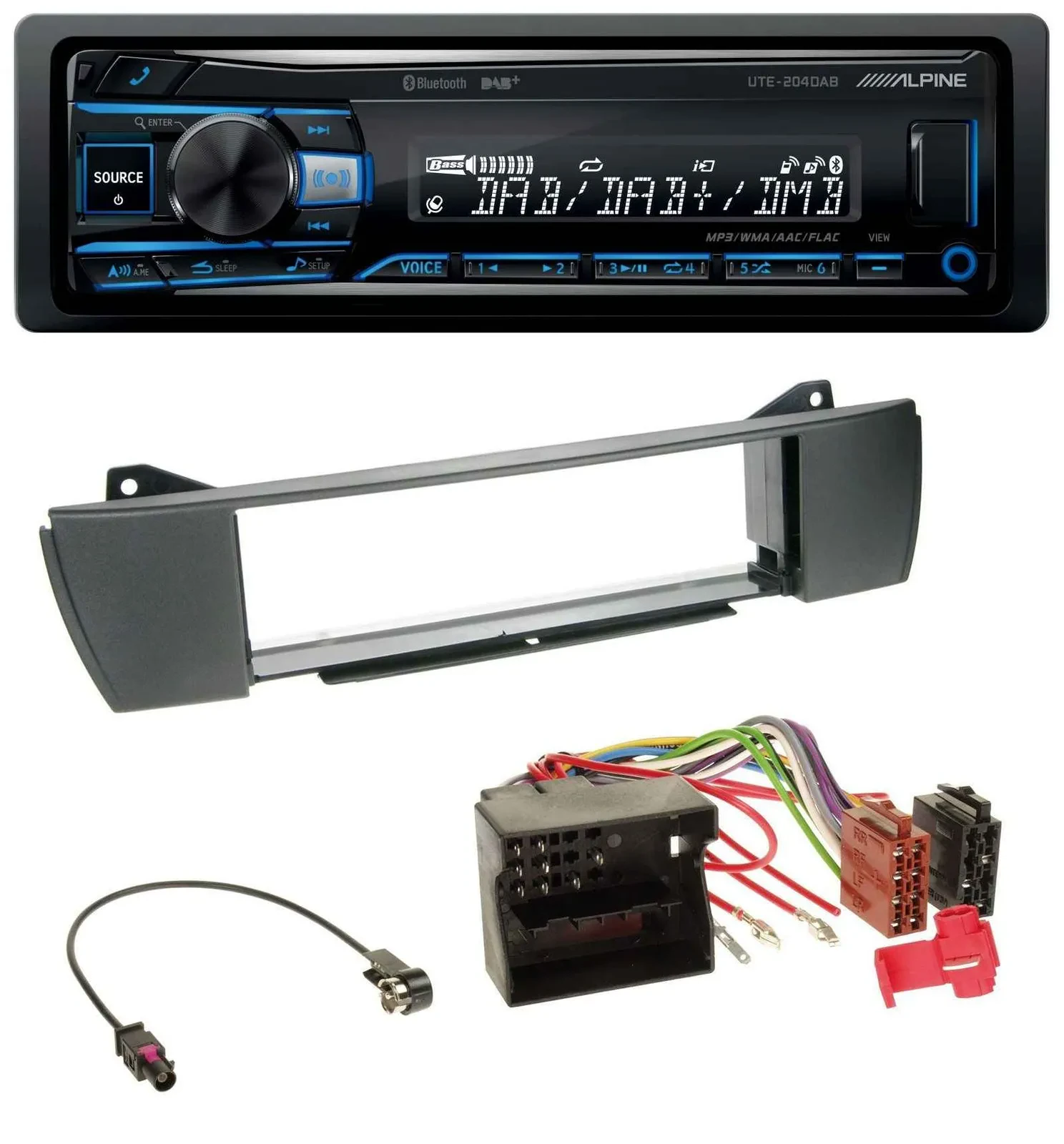 Alpine USB Bluetooth DAB MP3 Autoradio für BMW Z4 E85 (2003-2008)