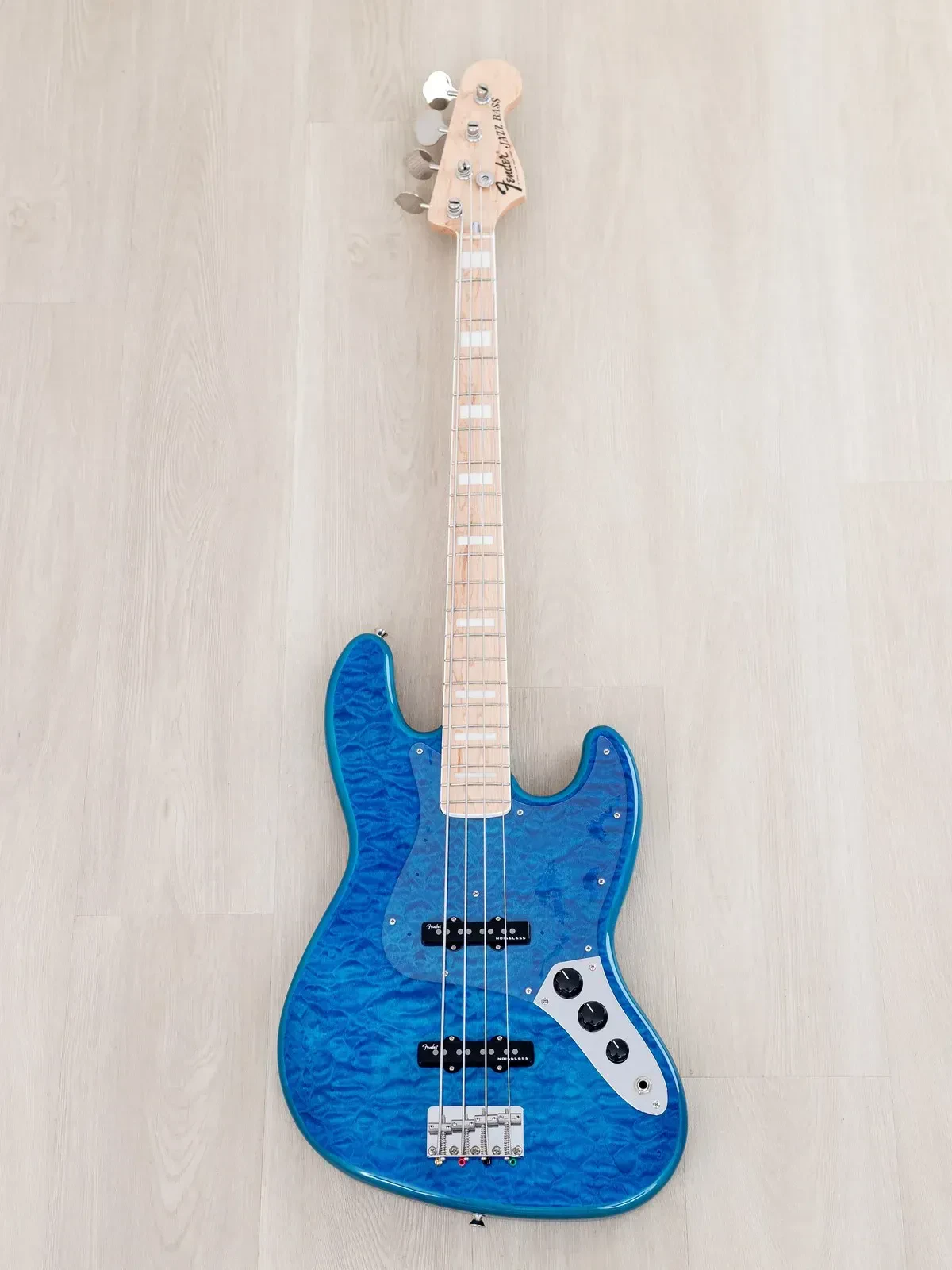 Бас-гитара Fender Traditional II 70s Jazz Bass FSR JJ Caribbean Blue w/gigbag Japan 2021