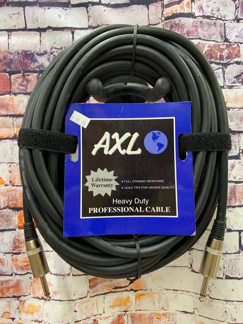 AXL Professional Series 50FT Speaker Cable 1/4" to 1/4" - 16 AWG - # CS-390-50