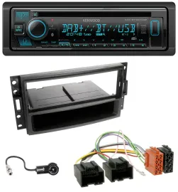 Kenwood Bluetooth DAB CD MP3 USB Autoradio für Chevrolet Corvette Uplander 05-13