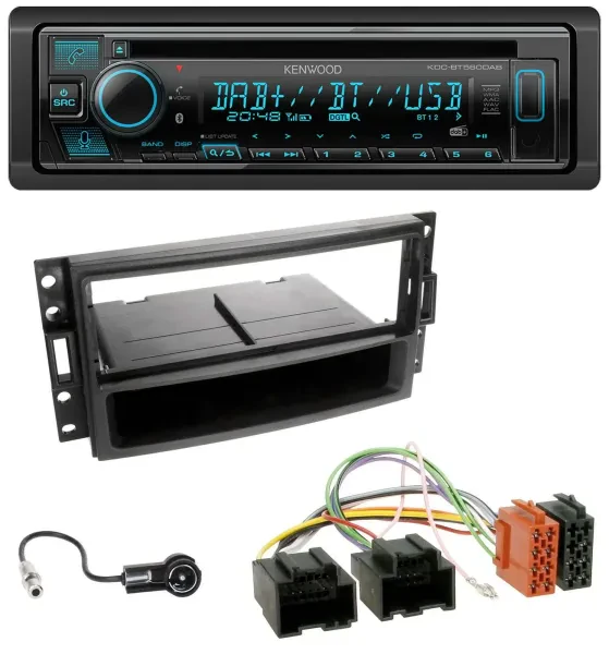 Kenwood Bluetooth DAB CD MP3 USB Autoradio für Chevrolet Corvette Uplander 05-13