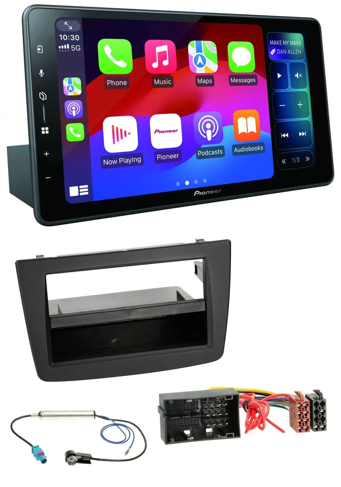 Pioneer Bluetooth DAB MP3 USB Autoradio für Alfa Romeo Mito 955 ab 14 schwarz