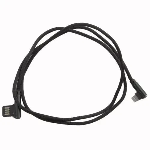 Кабель USB–Lightning Belva BLC1BK угловой 1 м черный