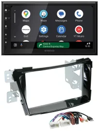 Kenwood DAB Bluetooth USB MP3 2DIN Autoradio für Hyundai i40 ab 11 VF Klavierlac