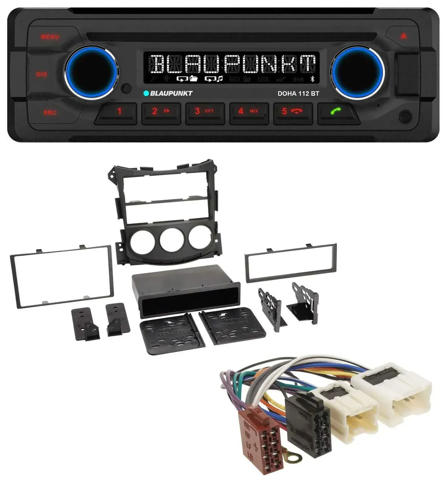 Blaupunkt AUX MP3 CD Bluetooth USB Autoradio für Nissan 370Z (ab 2009)