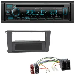 Автомагнитола для Porsche Cayenne (2002–2007) Kenwood Bluetooth DAB CD MP3 USB