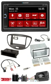 Blaupunkt Bluetooth DAB 2DIN USB DVD Lenkrad Autoradio für Hyundai i10 2009-13 d