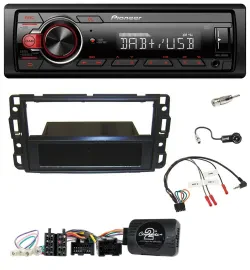 Pioneer MP3 1DIN DAB USB Lenkrad Autoradio für Cadillac BLS YSCF 2006-2010