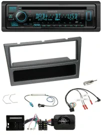 Kenwood Bluetooth DAB CD Lenkrad USB Autoradio für Opel Corsa C Meriva Vectra C