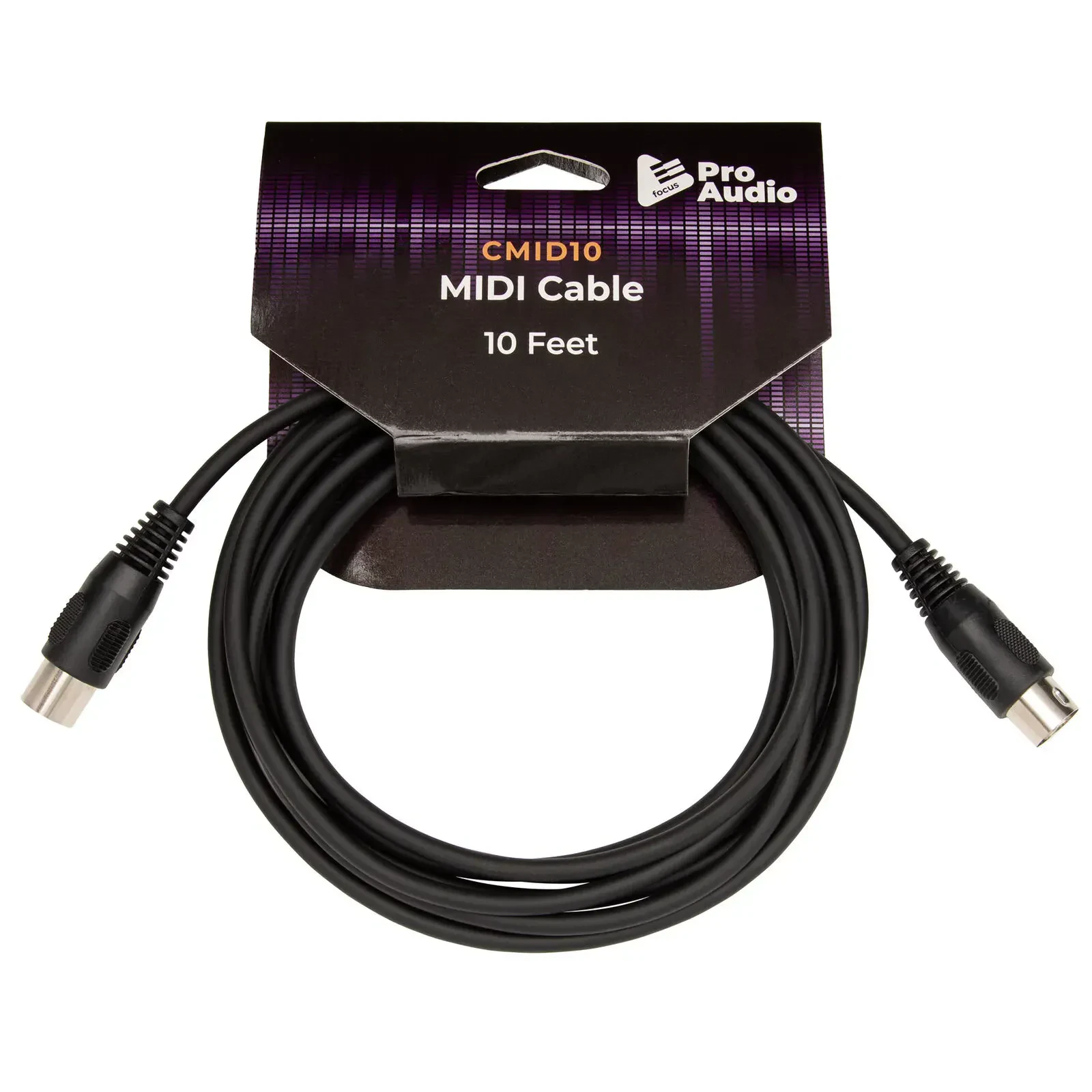Midi-кабель FocusProAudio FPA-CMID10 Black 3 м