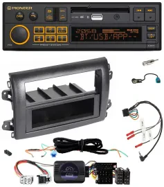 Pioneer DAB Lenkrad USB Bluetooth Autoradio für Fiat Ducato Serie 8 ab 2021