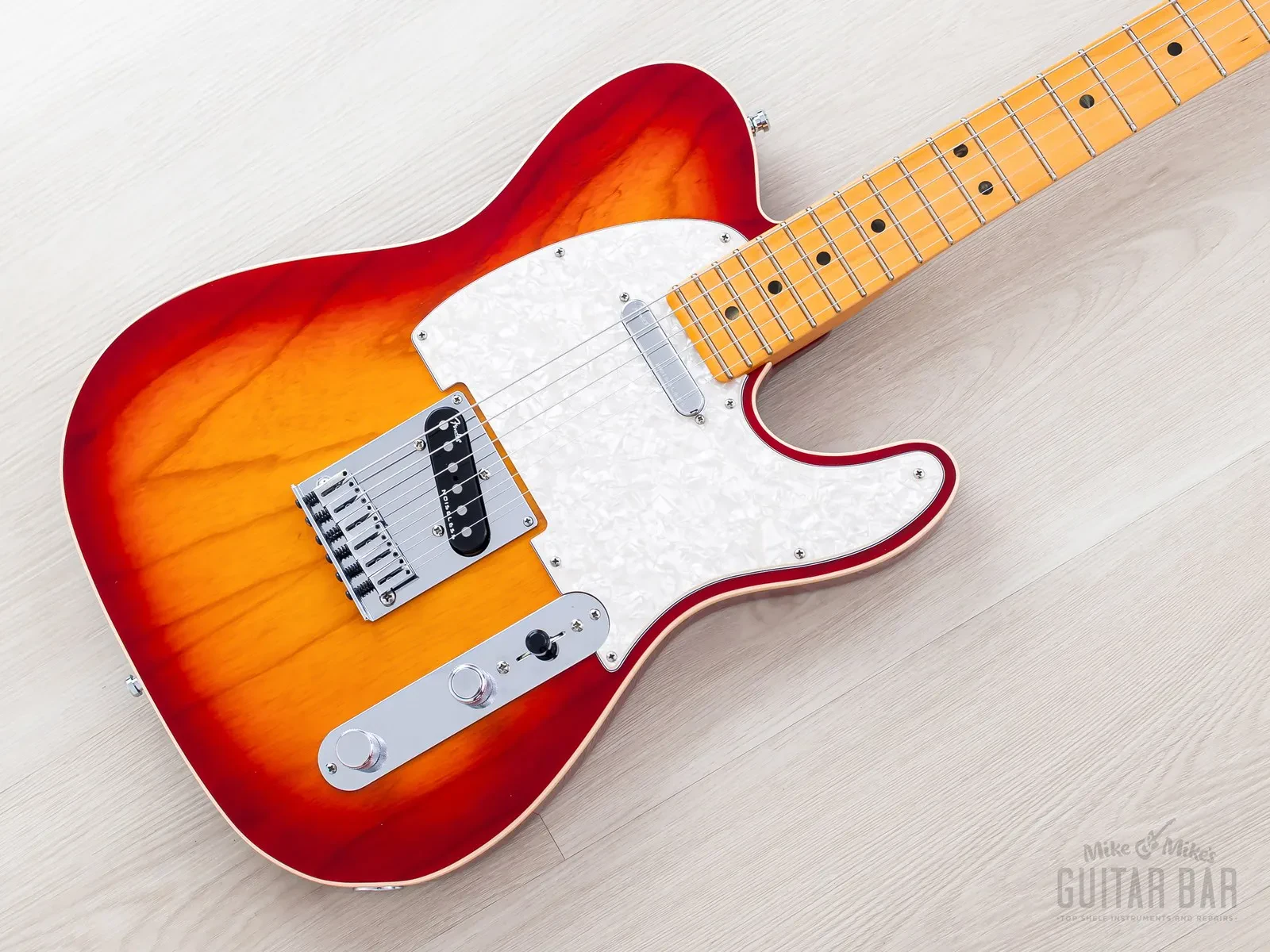 2019 Fender American Ultra Telecaster Plasma Red Burst, w/ Case, Hangtags