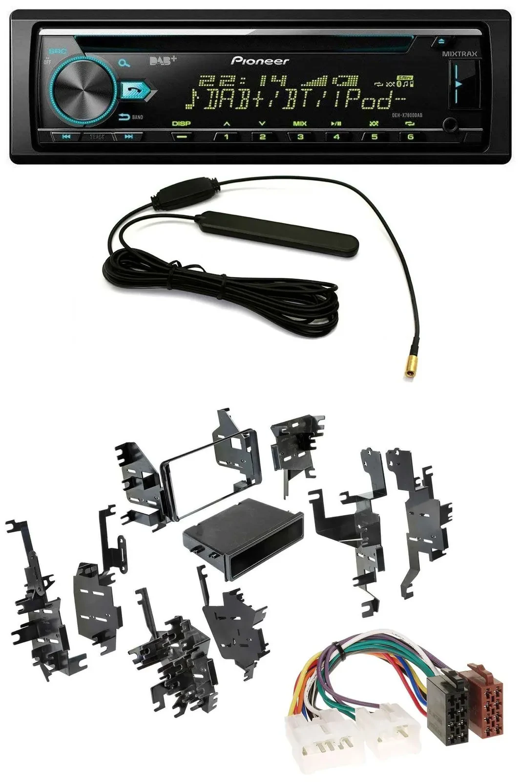 Автомагнитола для Toyota Highlander/Matrix/RAV4 Pioneer CD/MP3/AUX/DAB/USB