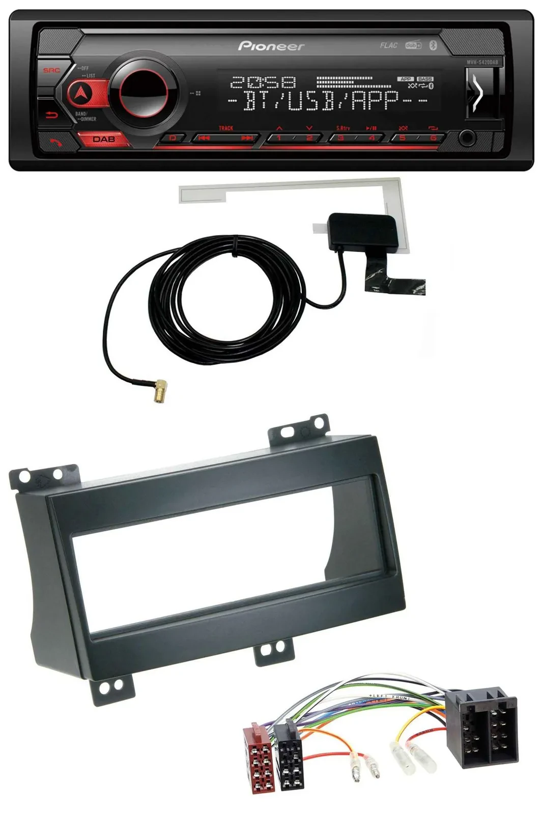 Автомагнитола Pioneer DAB USB MP3 Bluetooth для Kia Ceed (2007–2009)