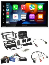 Kenwood DAB USB Bluetooth 2DIN Lenkrad Autoradio für BMW 3er 02-06 E46 5 Schalte
