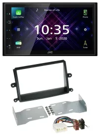 JVC DAB 2DIN MP3 Bluetooth USB Autoradio für Mitsubishi L200 (06-15)