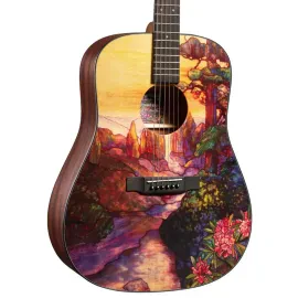 Martin D-11 Stained Glass Limited Edition Acoustic Guitar, Solid Spruce Top