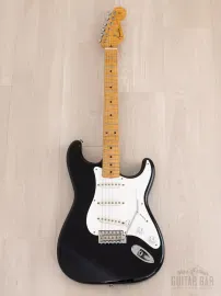 Электрогитара Fender Stratocaster 1957 Vintage Reissue 40th Anniversary ST57-65AS SSS Black w/gigbag Japan 1994