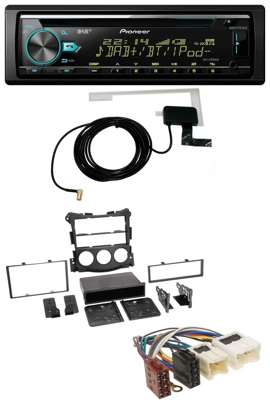 Автомагнитола для Nissan 370Z (с 2009) Pioneer CD MP3 AUX USB DAB