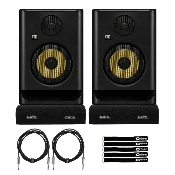 KRK Generation 5 Rokit RP5 G5 5" Powered Studio Monitor Speakers Pair w TRS