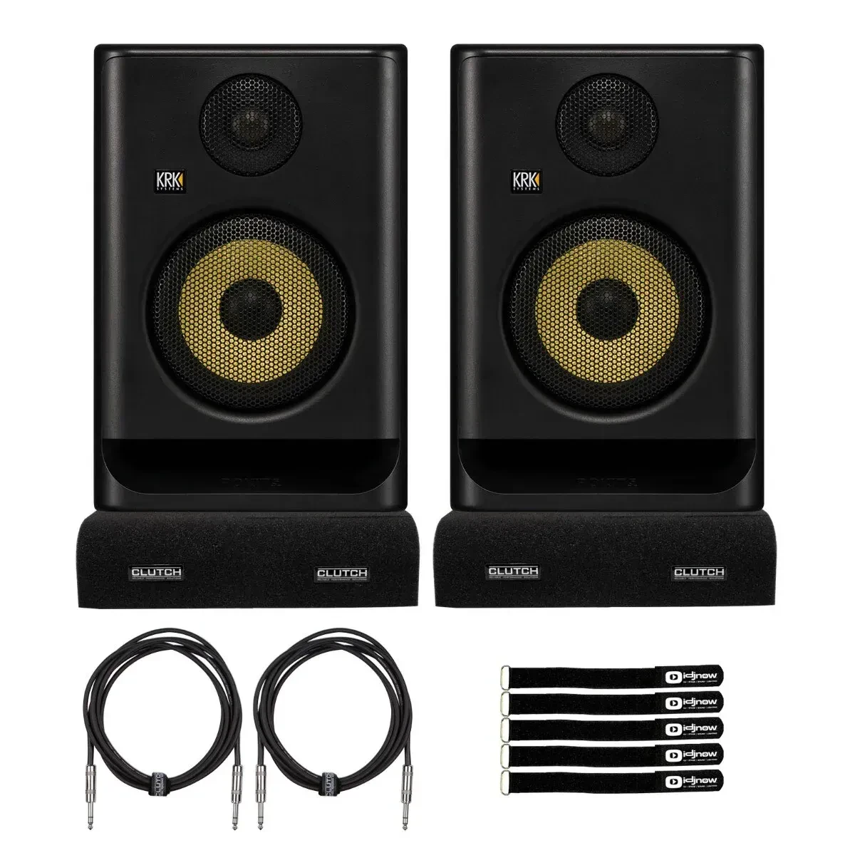 Активный студийный монитор KRK RP5 Rokit 5 Generation 5 Black с аксессуарами (пара)
