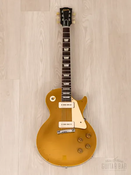 Электрогитара Gibson Les Paul Standard P90 Goldtop w/case USA 1955