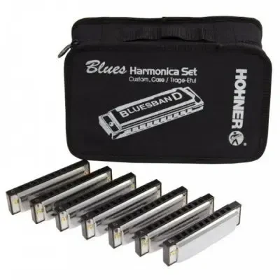 Набор губных гармошек Hohner M91105 Blues Band CDEFGABb