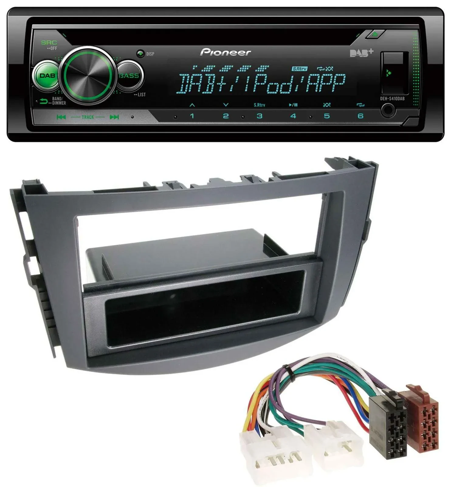 Автомагнитола для Toyota RAV4 (с 2006) Pioneer USB/MP3/DAB/AUX/CD