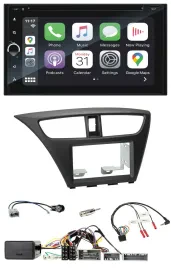 Blaupunkt USB DAB Bluetooth 2DIN TMC Lenkrad Navigation für Honda Civic ab 12 sc