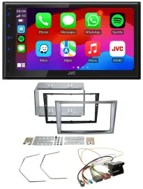 JVC Bluetooth USB MP3 2DIN DAB Autoradio für Opel Antara Astra H Zafira B charco
