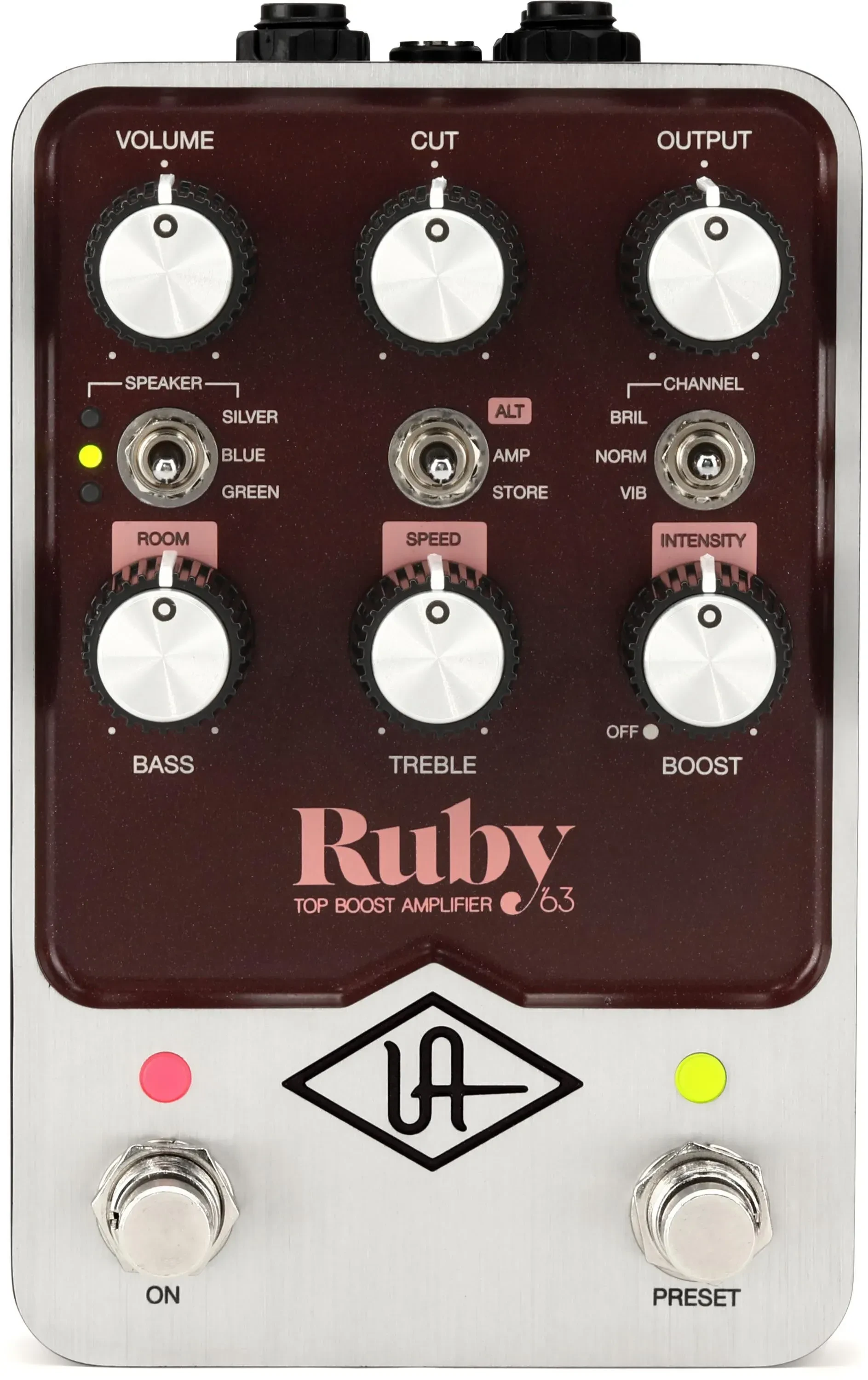 Педаль эффектов для электрогитары Universal Audio Ruby 63 Top Boost Amp Simulator
