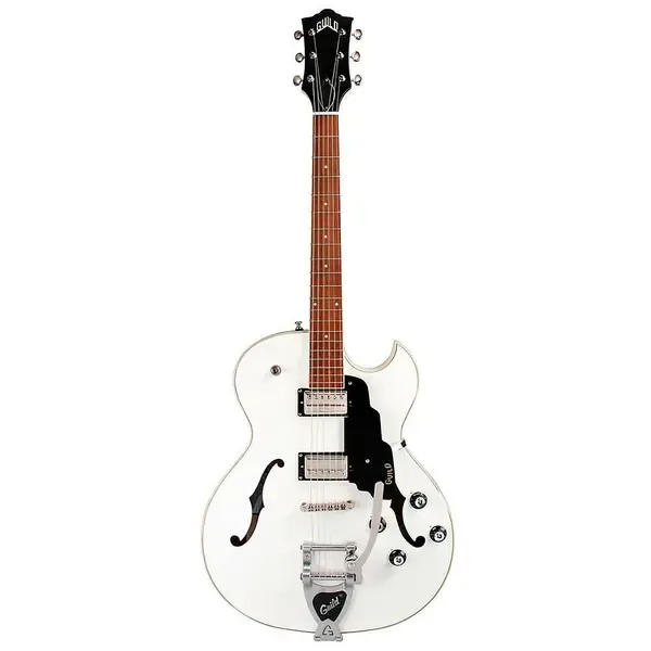 Электрогитара полуакустическая Guild Starfire I SC Guild Vibrato Semi-Hollow Snow Crest White