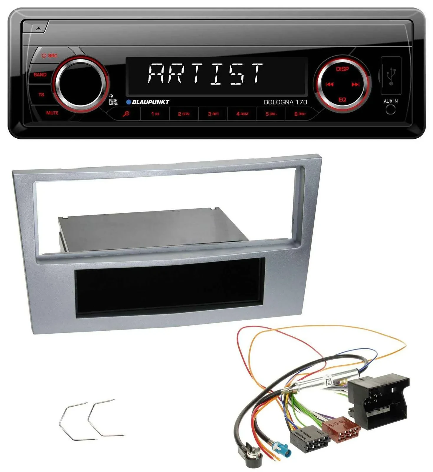Blaupunkt SD USB 1DIN MP3 AUX Autoradio für Opel Astra H Zafira B Corsa D ab 200
