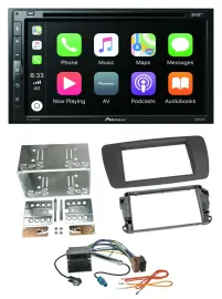 Pioneer DVD 2DIN MP3 DAB Bluetooth USB Autoradio für Seat Ibiza ab 08 tuam-grey