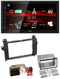 Автомагнитола JVC 2 DIN USB Bluetooth MP3 DAB для Mercedes B-Class T245 (2005–2011)