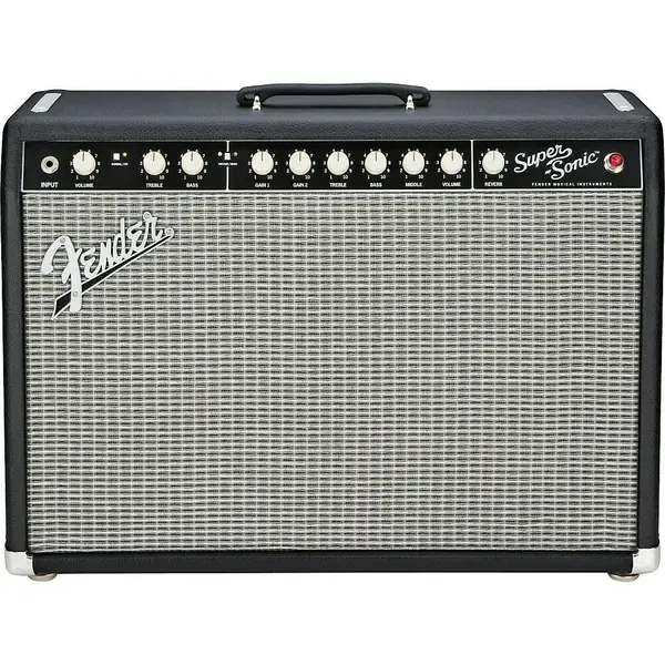 Ламповый комбоусилитель для гитары Fender Super-Sonic 22 22W 1x12 Tube Guitar Combo Amp Black