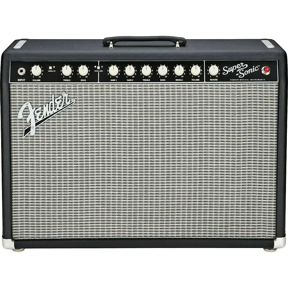 Ламповый комбоусилитель для гитары Fender Super-Sonic 22 22W 1x12 Tube Guitar Combo Amp Black